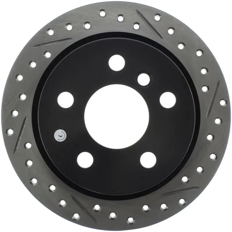 StopTech Slotted & Drilled Rear Left Brake Rotor 14-15 Mini Cooper Base Model