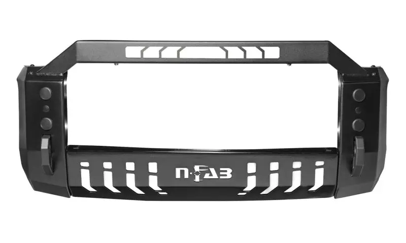 N-Fab HVM Bull Bar 19-23 GMC 1500 Tex Black Sierra Front Bumper Guard