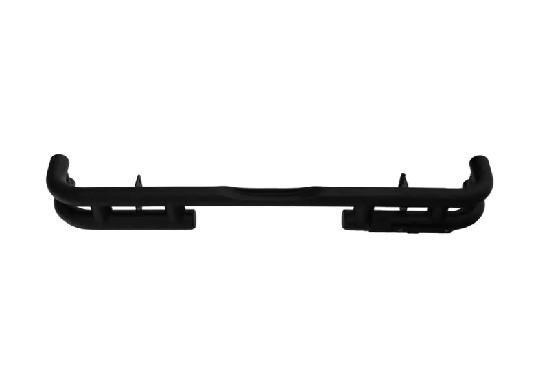 Rampage Black Rear Double Tube Bumper 2018-2019 Jeep Wrangler JL Sport 2-Door