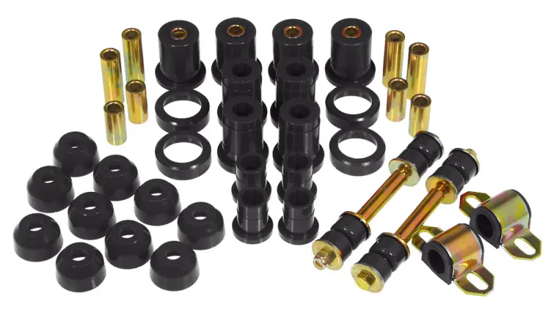 Prothane Total Kit Black 84-87 Pontiac Fiero Complete Suspension Bushings