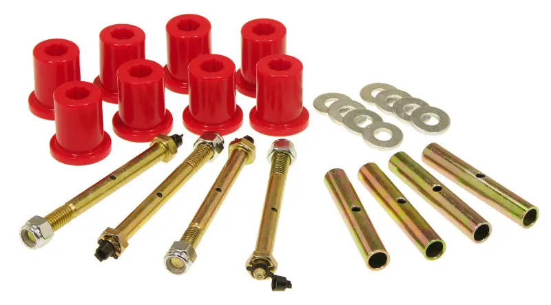 Prothane 76-86 Jeep CJ5 CJ7 CJ8 Rear Shackle Bushings Red