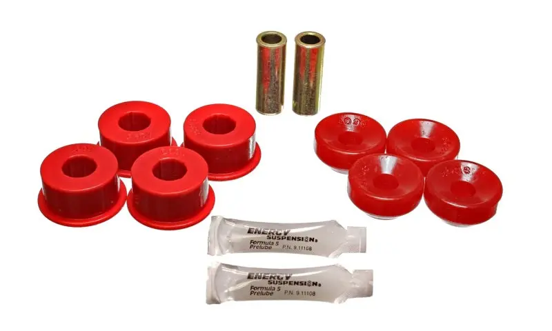 Energy Suspension 90-97 Honda Accord Odyssey 92-01 Prelude Red Front Shock Upper Lower Bushing