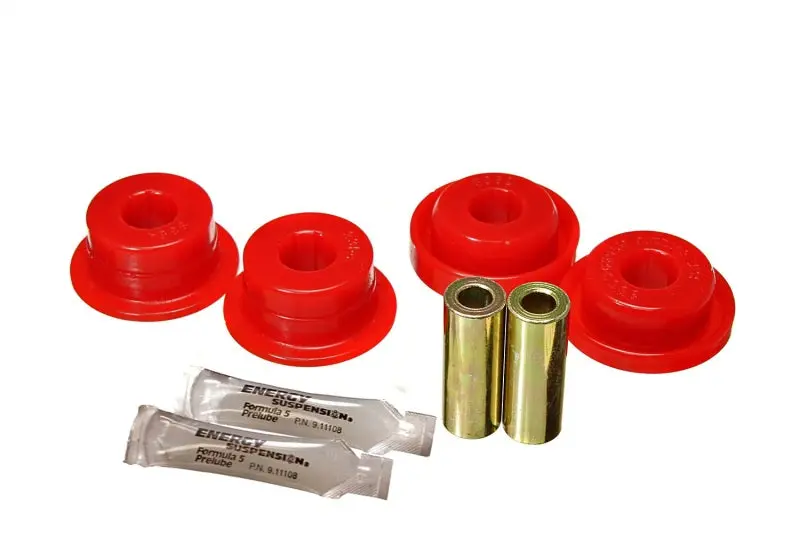 Energy Suspension 97-06 Jeep Wrangler TJ Front Control Arm Bushing Axle Only Position Red