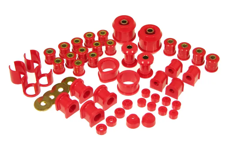 Prothane 89-94 Nissan 240SX Total Suspension Bushing Kit Red
