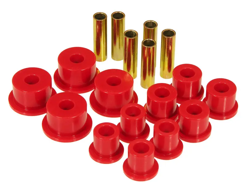 Prothane Red Front Spring & Shackle Bushings 74-91 Jeep Cherokee