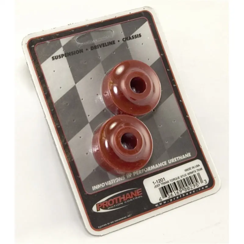 Rugged Ridge Red Polyurethane Stabilizer Bushing Pair 72-95 Vehicles - Durable Suspension Upgrade