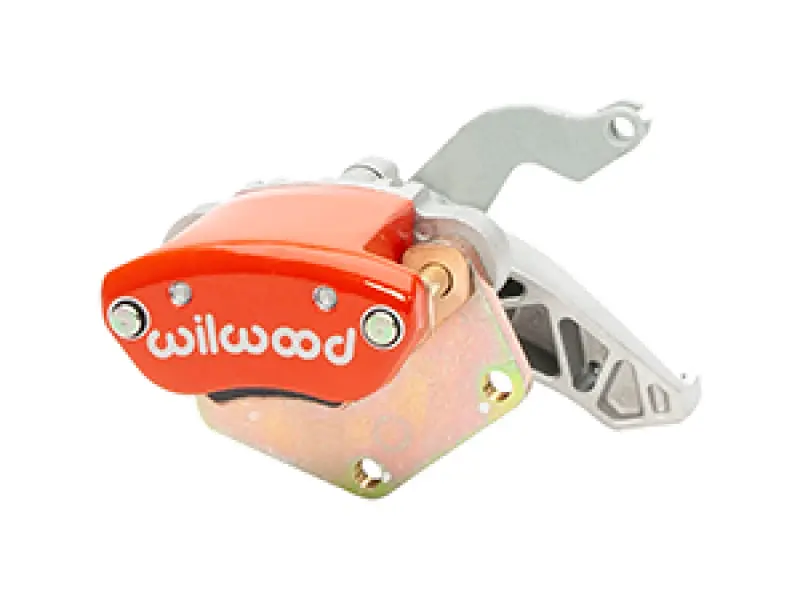 Wilwood MC4 Mechanical Parking Brake Caliper Right Hand Red 2.00 MT 1.19in Piston and 0.81in Disc