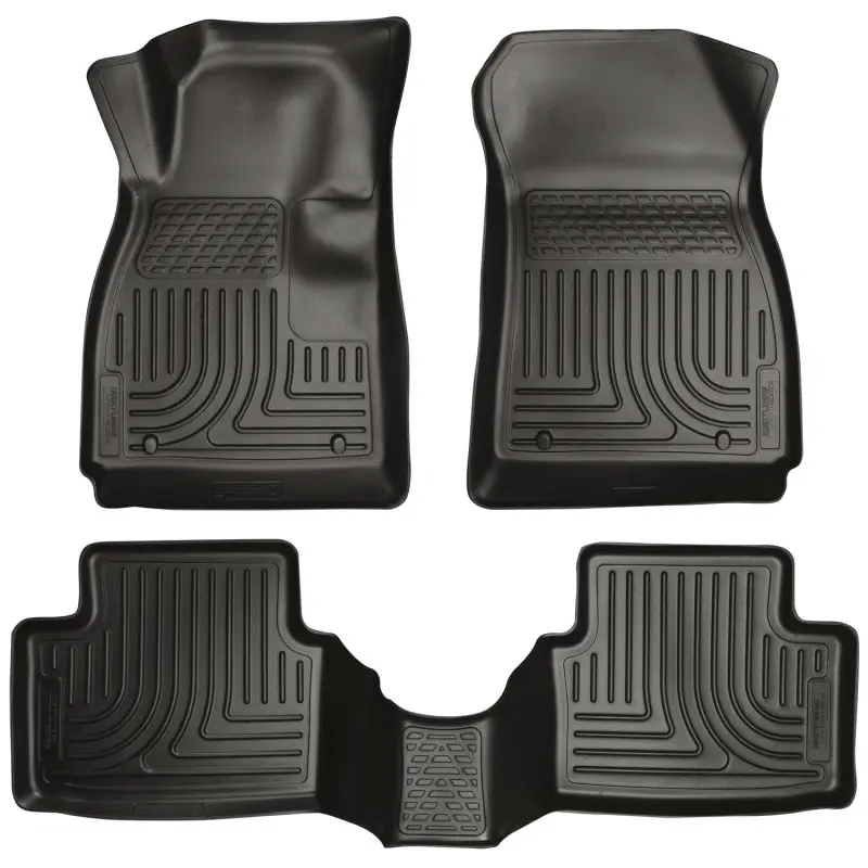 Husky Liners Weatherbeater Front and 2nd Seat Floor Liners 2012-2014 Chevrolet Sonic Black