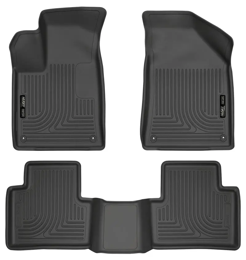 Husky Liners Weatherbeater Black Front and Second Seat Floor Liners 2015 Chrysler 200
