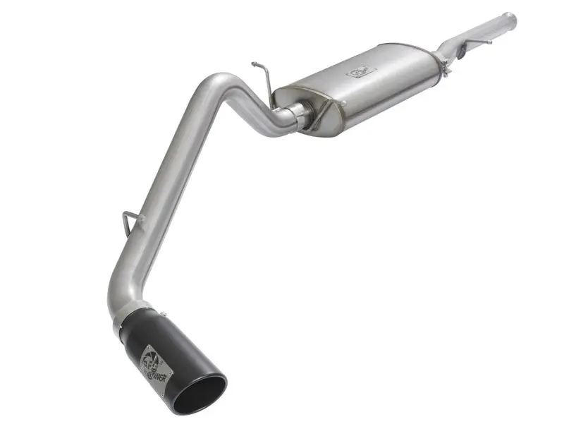 aFe MACHForce XP Cat-Back Exhaust Black Tip 2009-2017 GM Silverado 1500 4.3/5.3L RegCab SB/LB