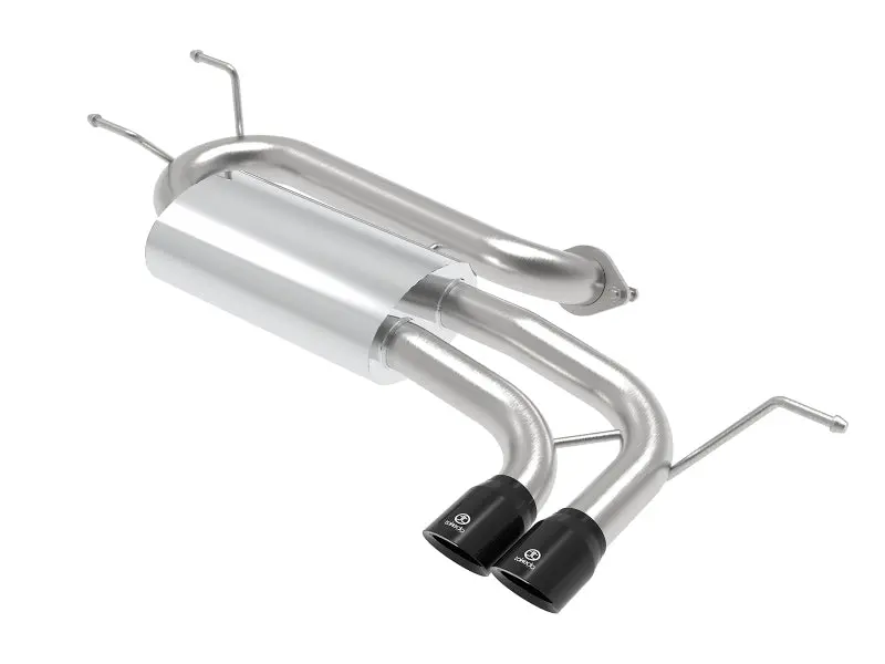 aFe Takeda 2-1/2in 304 SS Axle-Back Exhaust Black Tip 16-19 Mazda Miata L4 2.0L Performance Exhaust System