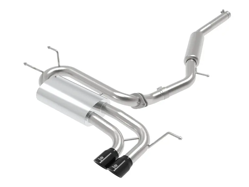 aFe Takeda 2-1/2in SS-304 Cat-Back Exhaust Black Tip 2016-2019 Mazda MX-5 Miata ND 2.0T