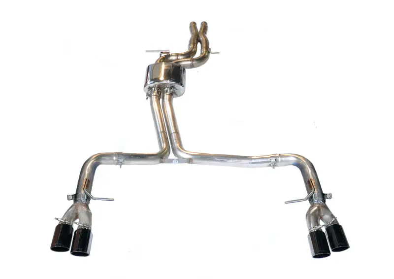 AWE Tuning Audi B8.5 S4 3.0T Track Edition Exhaust Diamond Black Tips 102mm