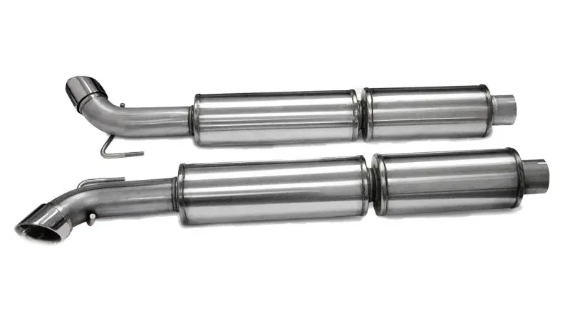 Corsa 2003-2006 Dodge Viper 8.3L Polished Sport Cat-Back Exhaust 3in Inlet High-Flow Converters CORSA Performance