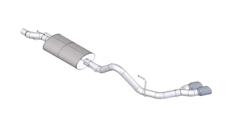 Corsa 2011-2014 Ford F-150 EcoBoost 3.5L V6 Polished Sport Cat-Back Exhaust CORSA Performance