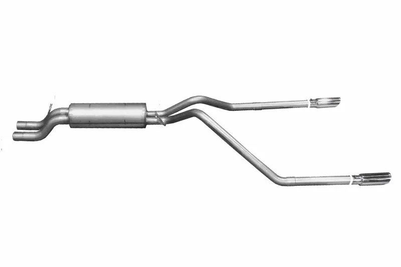 Gibson 01-05 Chevrolet Silverado 2500 HD 6.0L 2.5in Cat-Back Dual Split Exhaust System Stainless