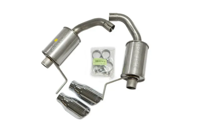 Roush 2015-2024 Ford Mustang 3.7L/2.3L V6/I4 Exhaust Kit Round Tips Performance Upgrade