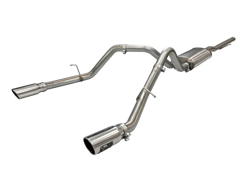 aFe Apollo GT Series 3in 409SS Exhaust GM Silverado/Sierra 1500 09-19 V6-4.3/V8-4.8/5.3L Polished