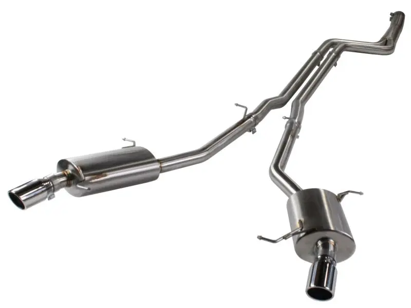 aFe MACHForce XP Exhaust Down-Pipe Back SS-304 BMW 535i F10 2011-2012 3.0L Turbo