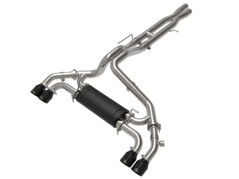 aFe Vulcan Series 2.5in 304SS Cat-Back Exhaust 2021+ Jeep Wrangler 392 6.4L Black Tips