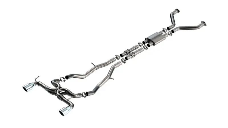 Borla ATAK Cat Back Exhaust 4.5in Stainless Steel Tips 2023-2024 Nissan Z