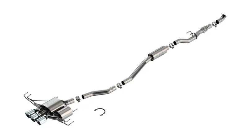 Borla ATAK Catback Exhaust 4in Tips 2023 Honda Civic Type R MT Performance Exhaust