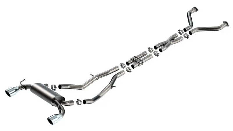Borla S-Type Cat Back Exhaust 4.5in Stainless Steel Tips 2023-2024 Nissan Z