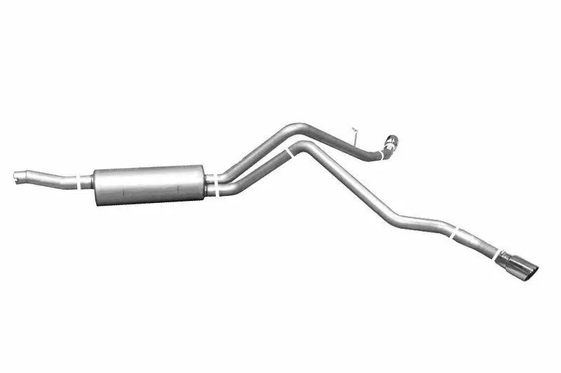 Gibson 99-02 Ford Expedition XLT 4.6L 2.5in Cat-Back Dual Extreme Exhaust System Stainless Steel