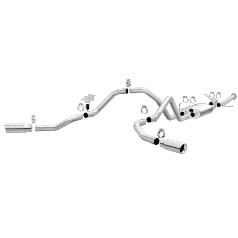 MagnaFlow Cat-Back Exhaust System 10-15 Toyota Tundra SC LB CC SB 4.6L 5.7L V8 SS 2.5 Dual Split Rear 4in Tip
