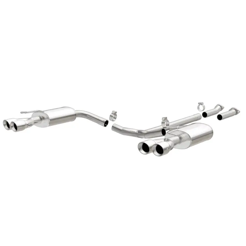 MagnaFlow Cat-Back Exhaust System 11-15 Kia Optima 2.0L 2.4L Sport SS 2.25in Quad Split Rear 4.5in Tips