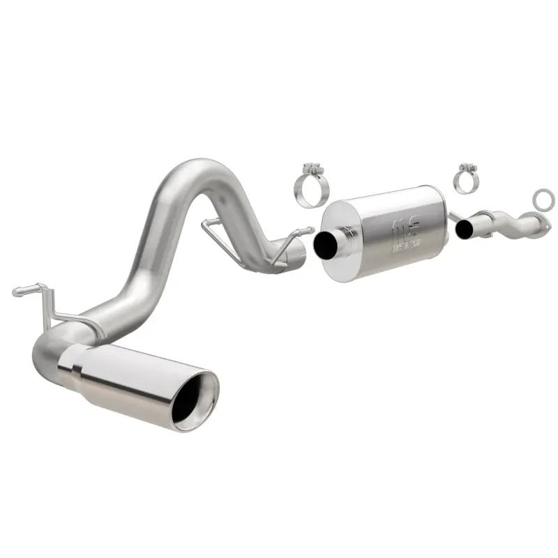 MagnaFlow Cat-Back Exhaust System 2016 Toyota Tacoma 3.5L V6 SS 3in Single Pass Side Exit Rear 4in Tip