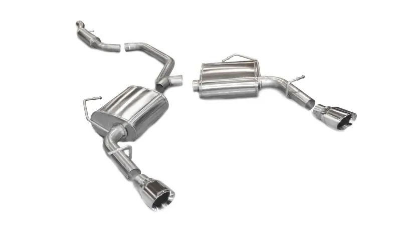Corsa Sport Cat-Back Exhaust Polished 2011-2014 Chrysler 200 Dodge Avenger V6 CORSA Performance