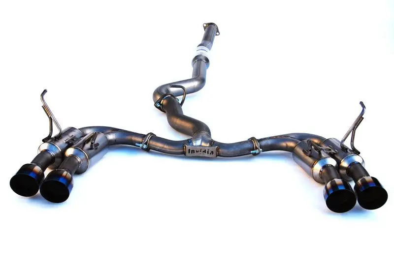 Invidia 2015+ WRX STi Gemini 80mm Full Titanium Quad 101mm Tip Cat Back Exhaust System