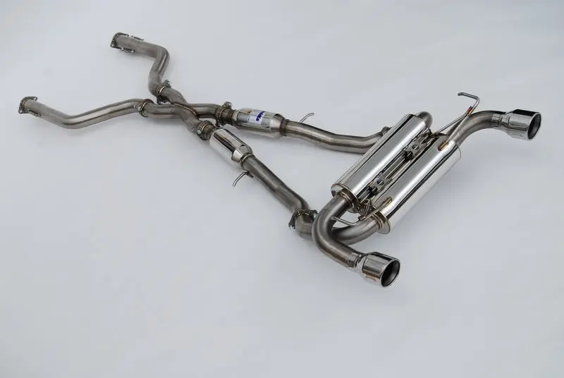 Invidia 2022+ Nissan Z 70mm Gemini Cat Back Exhaust Rolled Stainless Tips
