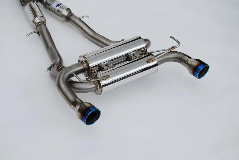 Invidia 2022+ Nissan Z 70mm Gemini Cat Back Exhaust Rolled Titanium Tips