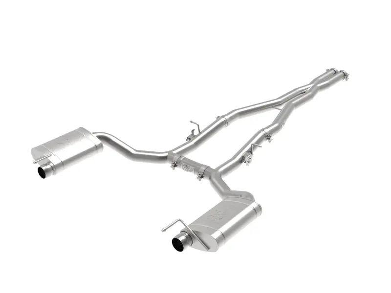 aFe MACH Force-Xp 3in Stainless Steel Cat-Back Exhaust System 2015-2020 Dodge Charger Hellcat 6.2L 392 6.4L