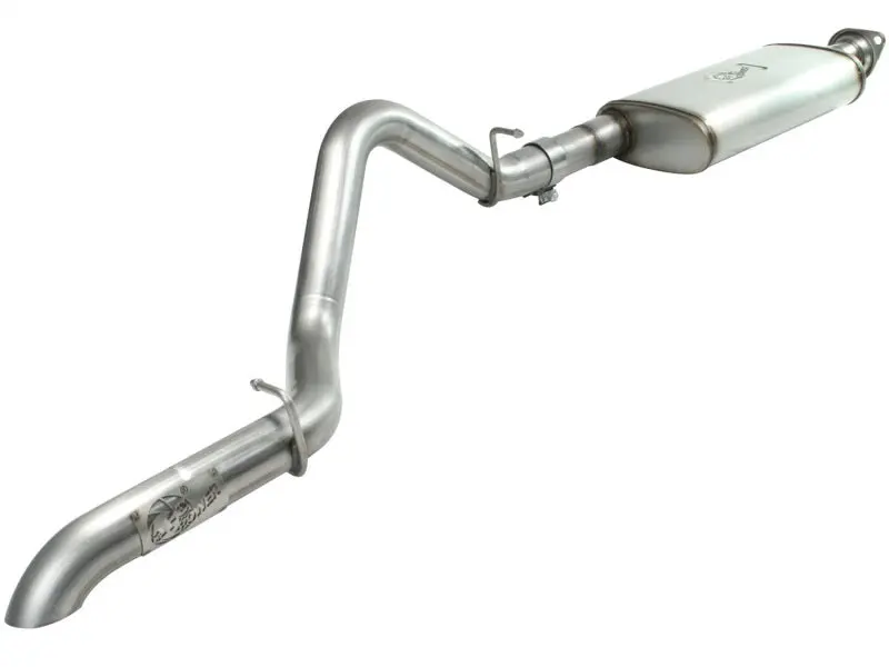 aFe MACHForce XP Exhaust Cat-Back System 04-06 Jeep Wrangler TJ 4.0L 2.5in Off-Road No Tip