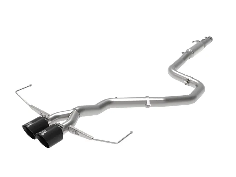 aFe Takeda Cat-Back Exhaust System 304SS Black Dual Tips 19-20 Hyundai Veloster