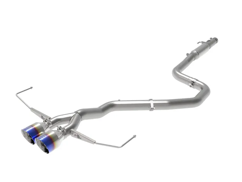 aFe Takeda Cat-Back Exhaust System 304SS Blue Flame Dual Tips 19-20 Hyundai Veloster