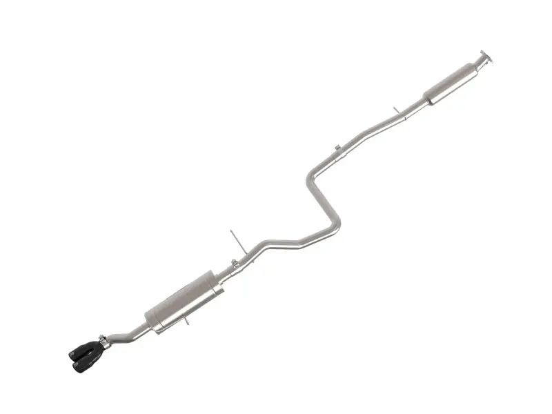 aFe Takeda Series 2 1/2in 304 SS Cat-Back Exhaust System 14-19 Ford Fiesta L4-1.6L Black Tip