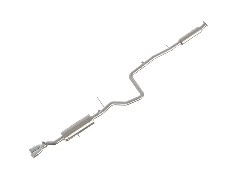 aFe Takeda Series 2 1/2in 304 SS Cat-Back Exhaust System 14-19 Ford Fiesta L4-1.6L Polished Tip