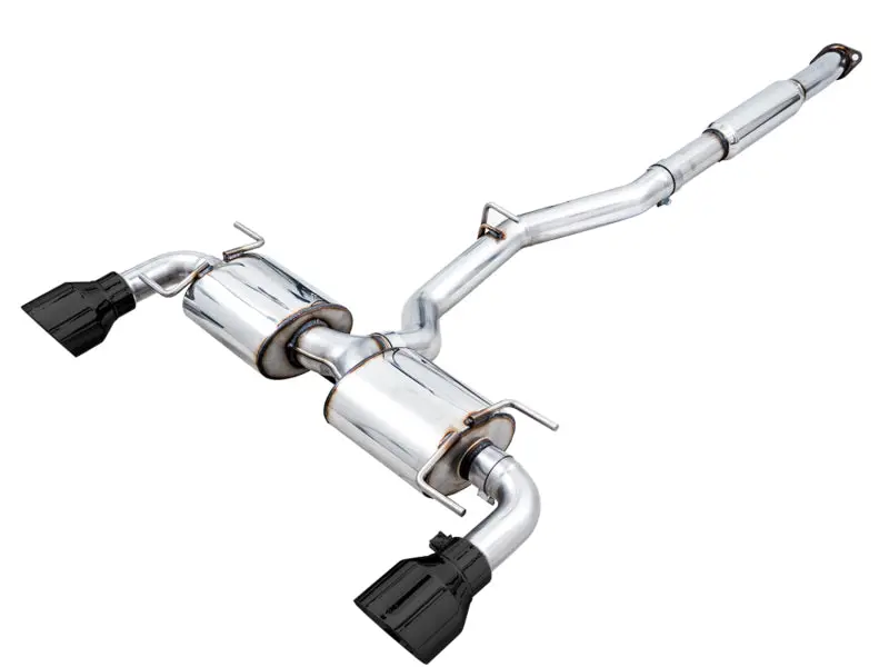 AWE Subaru BRZ Toyota GR86 Toyota 86 Touring Edition Cat-Back Exhaust Diamond Black Tips AWE Tuning