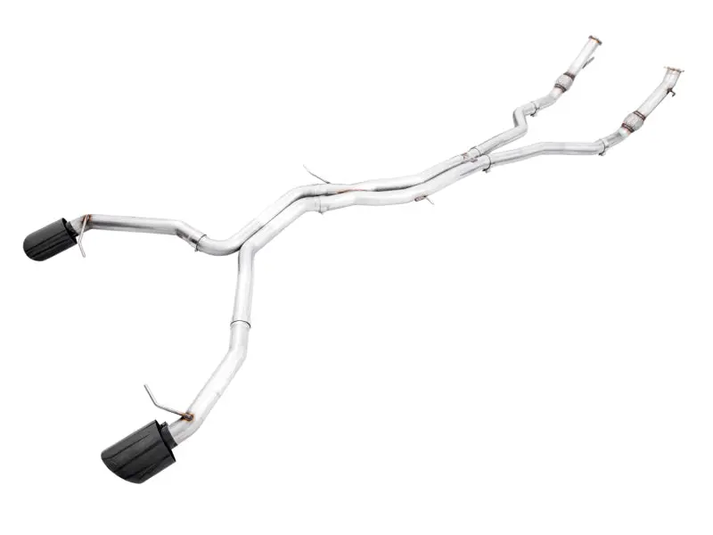 AWE Tuning Audi B9 RS5 Sportback Track Edition Exhaust Non-Resonated Diamond Black RS-Style Tips
