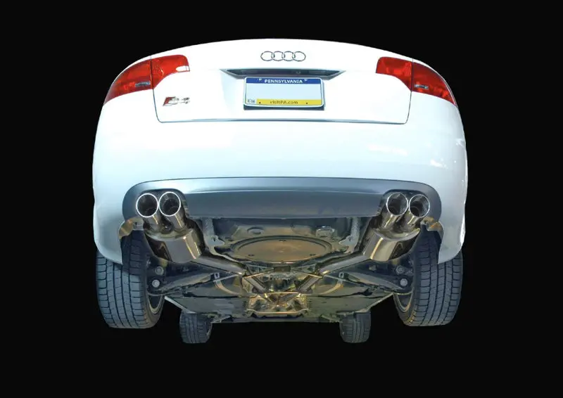AWE Tuning Audi B7 S4 Track Edition Exhaust Polished Silver Tips