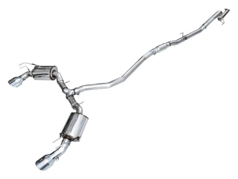 AWE Tuning Honda Civic Si Acura Integra Touring Edition Catback Exhaust Dual Chrome Silver Tips