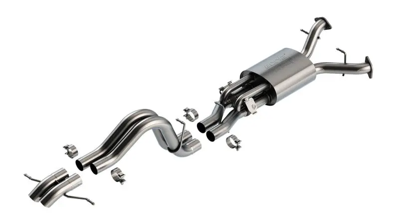 Borla 2022-2024 Ford Bronco Raptor V6 Turbo ATAK Catback Exhaust Turndown Tips 2WD 4WD
