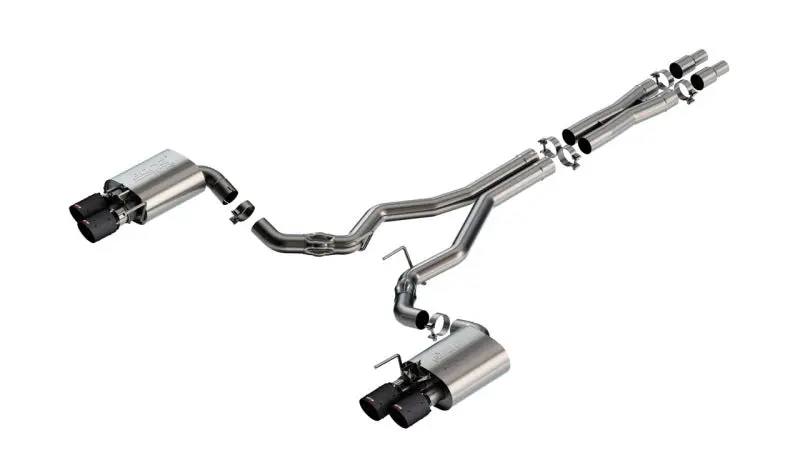 Borla 2024 Ford Mustang GT 5.0L V8 ATAK Cat-Back Exhaust System Active Exhaust Carbon Fiber