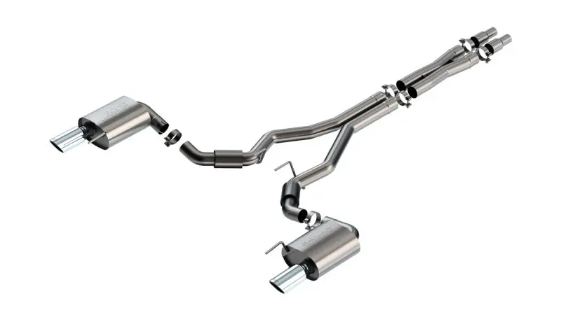 Borla 2024 Ford Mustang GT 5.0L V8 S-Type Cat-Back Exhaust System without Active Exhaust