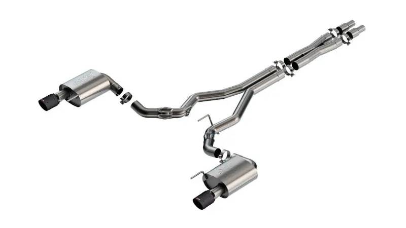 Borla ATAK Cat-Back Exhaust System 2024 Ford Mustang GT 5.0L V8 without Active Exhaust Carbon Fiber