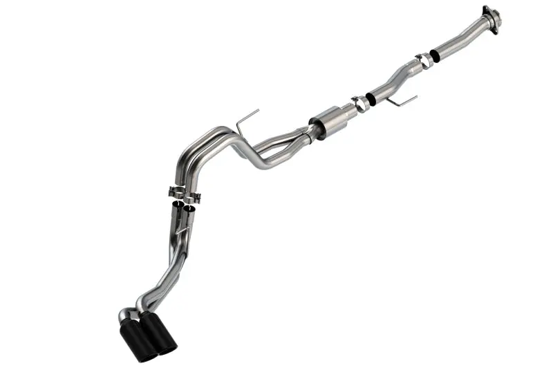 Borla ATAK Cat-Back Exhaust System Black Chrome Tips 2021 Ford F-150 5.0L 2dr RC SB XL/XLT